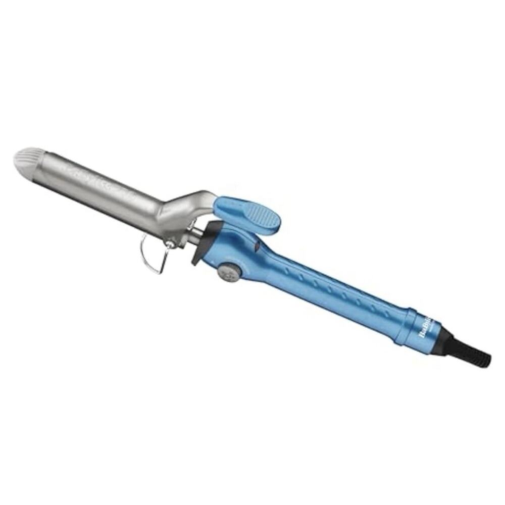 BaByliss Pro Nano Titanium Curling Iron 1” NIB Blue Spring Salon Cosmetology